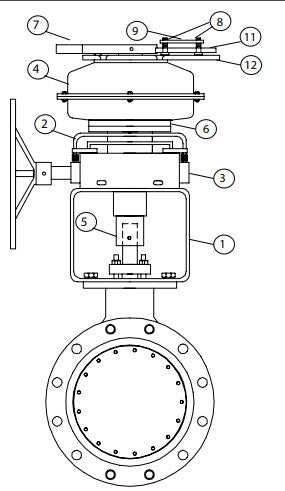 Bi-Torq, Butterfly Valve, Size - 4"