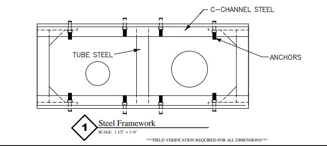 Custom Steel Framework Box