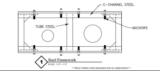 Custom Steel Framework Box