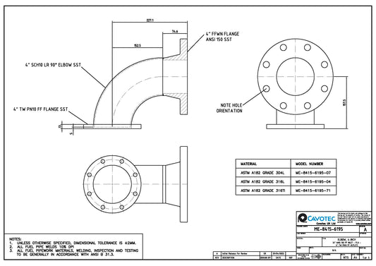 Cavotec Swivel (Long Radius)